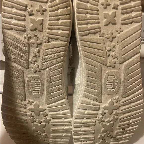 Hey Dude Men's White Casual Shoes - Picture 4 of 5